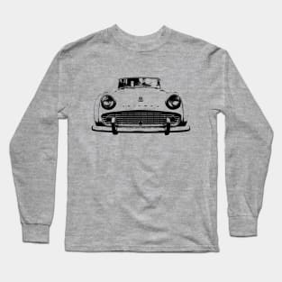 Triumph TR3 British classic car monoblock black Long Sleeve T-Shirt